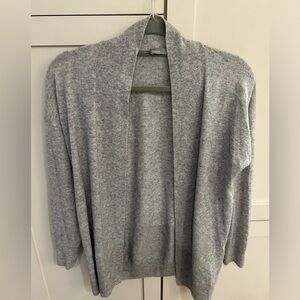 Vince shawl cardigan, Xs, gray, worn once - great condition cashmere/wool blend